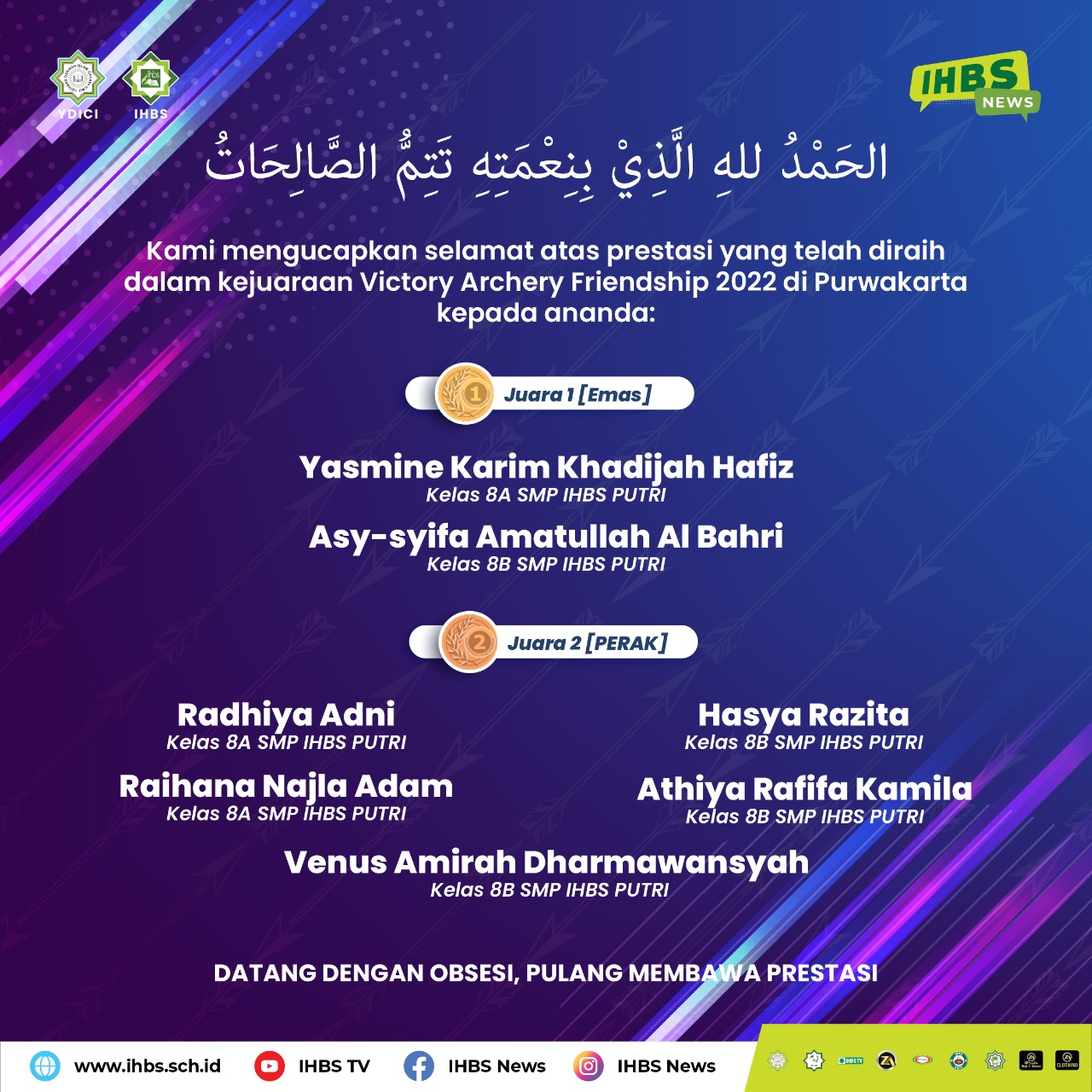 SMP Putri Juara Archery