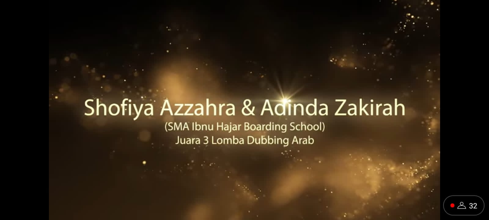 SMA IHBS Putri Depok Juara Dubbing Arab