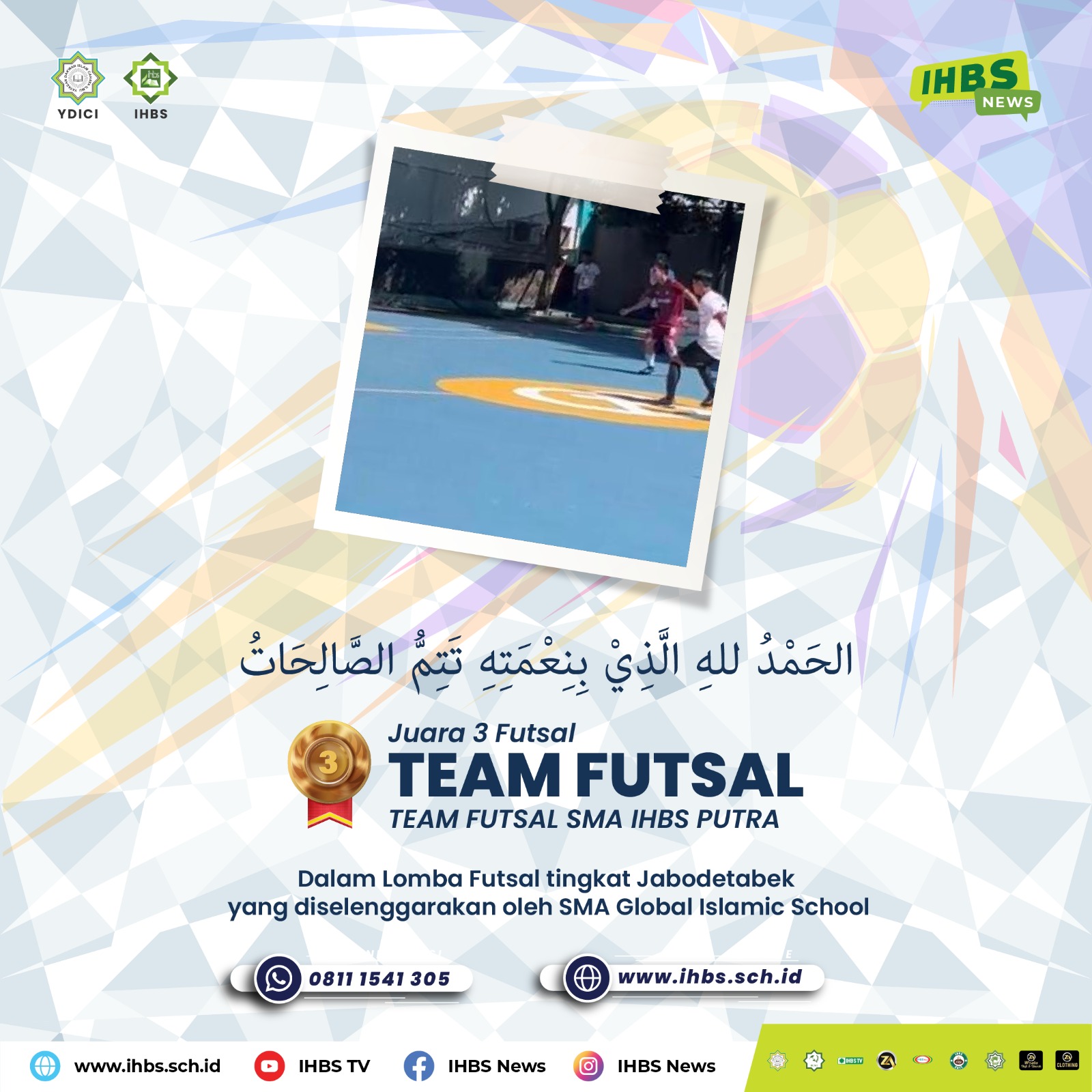 team-futsal-sma-ihbs-iff-juara-3-di-sma-global-islamic-school